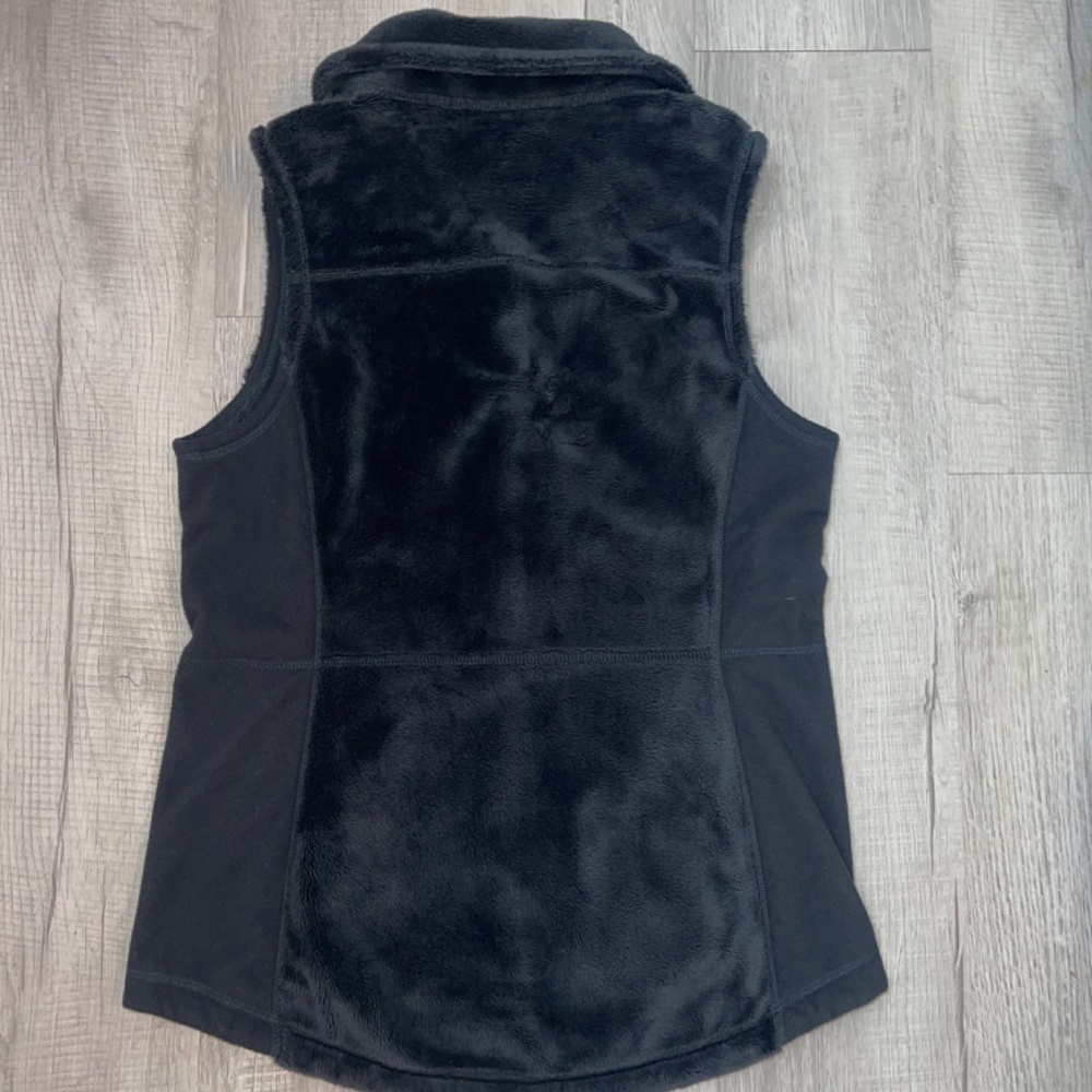 Women’s L.L. Bean Black Fleece Vest Size Small - Picture 6 of 6